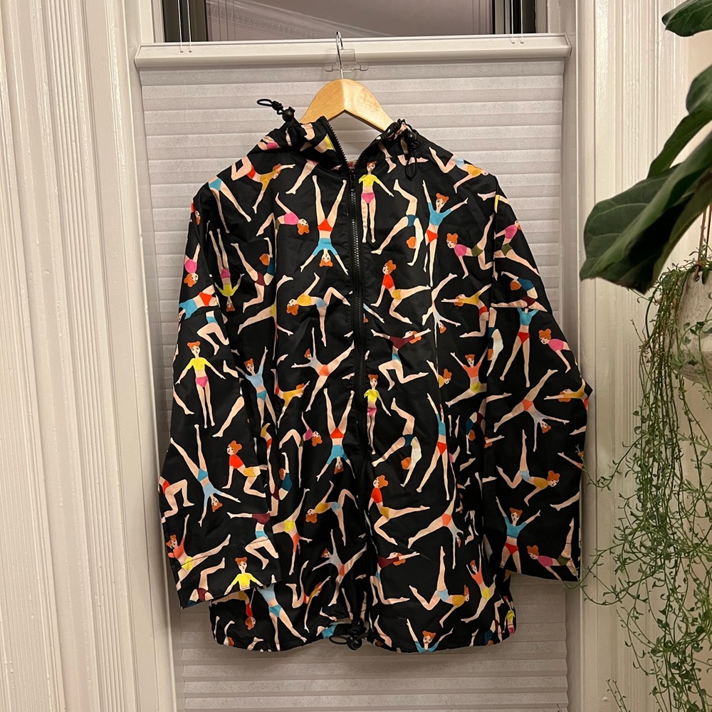 Gorman Raincoat, Yoga Woman Print